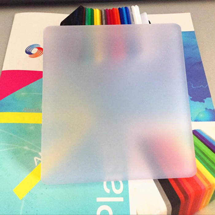 แผ่นอะครีลิคใสและฟรอสต์สีขาวหนา 3 มม. สำหรับการตัดด้วยเลเซอร์