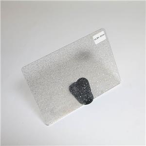 Transparent Glitter Acrylic Sheet 48x96inch