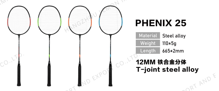 Hot sales Badminton Racket PHENIX 25