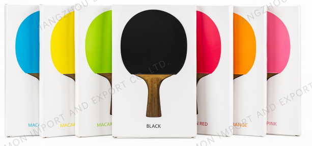 Replaceable rubber banboo table tennis racket