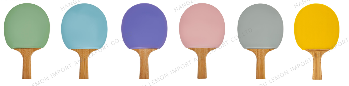 Replaceable rubber banboo table tennis racket