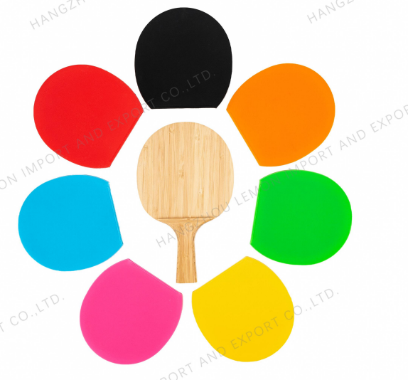 Replaceable rubber banboo table tennis racket