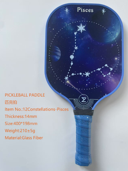 PICKLEBALL PADDLE 12 Constellations-Pisces