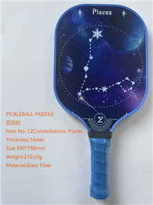 PICKLEBALL PADDLE 12 Constellations-Pisces