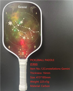 PICKLEBALL PADDLE 12 Constellations-Gemini 16mm