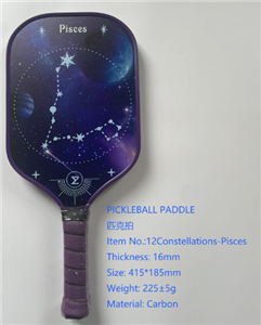 PICKLEBALL PADDLE 12 Constellations-Pisces 16mm