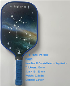 PICKLEBALL PADDLE 12 Constellations-Sagittarius 16mm