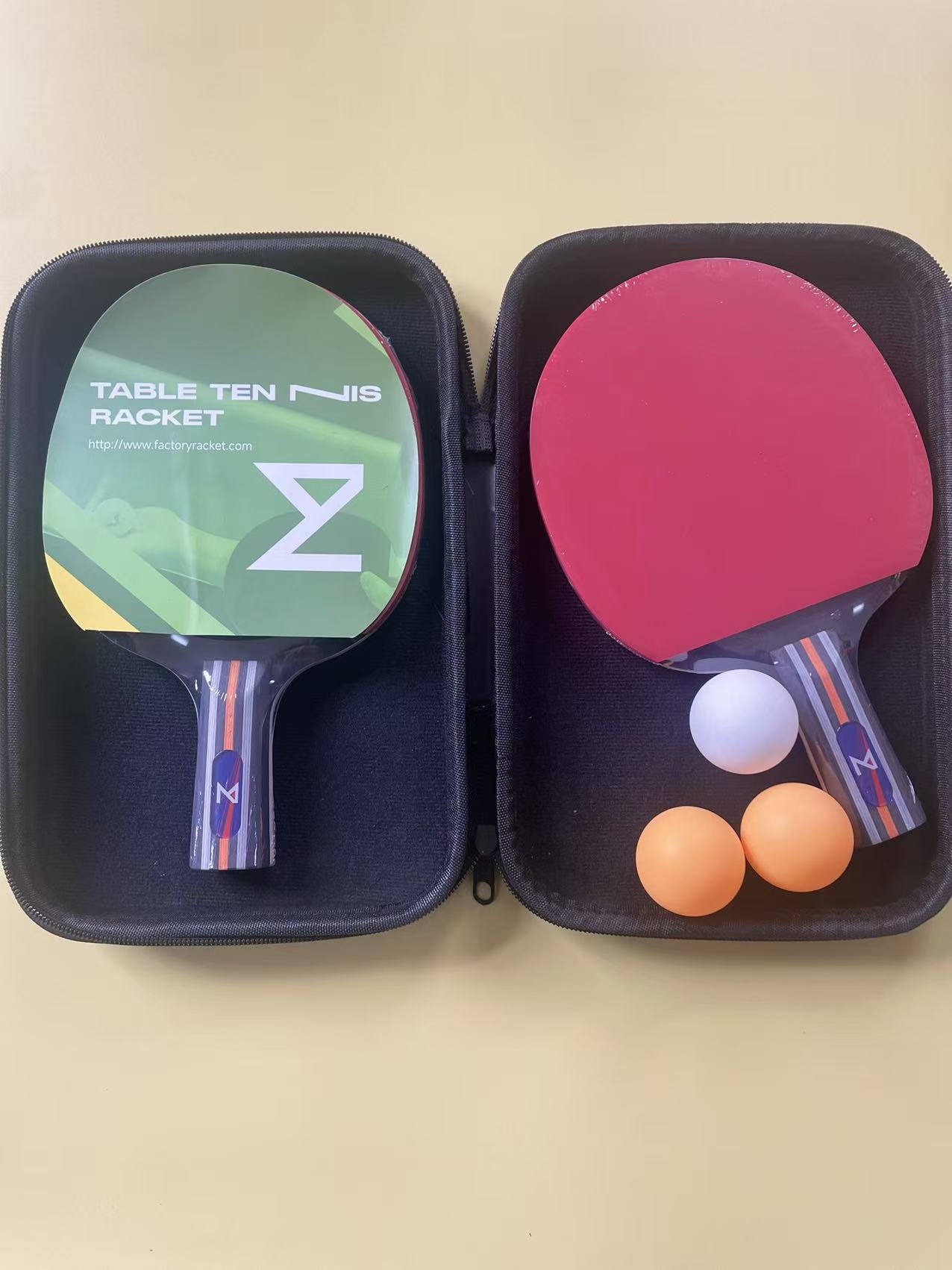 Replaceable rubber banboo table tennis racket