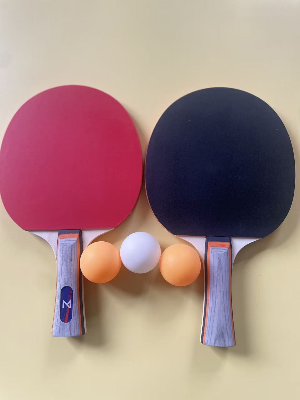 Replaceable rubber banboo table tennis racket