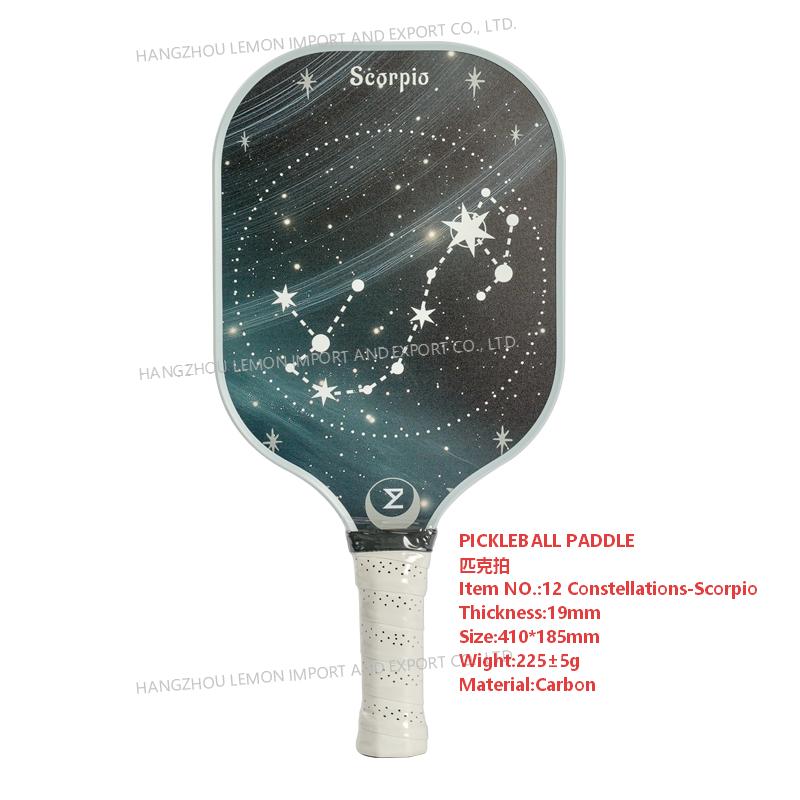 PICKLEBALL PADDLE 12 Constellations-Scorpio 19mm