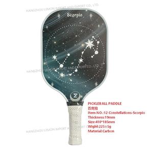 PICKLEBALL PADDLE 12 Constellations-Scorpio 19mm