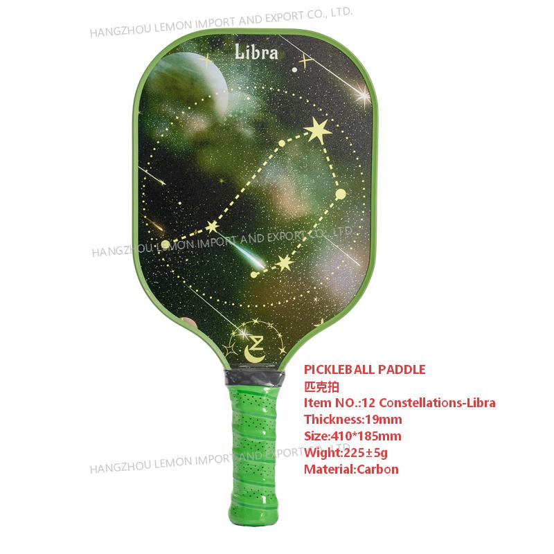 PICKLEBALL PADDLE 12 Constellations-Libra 19mm