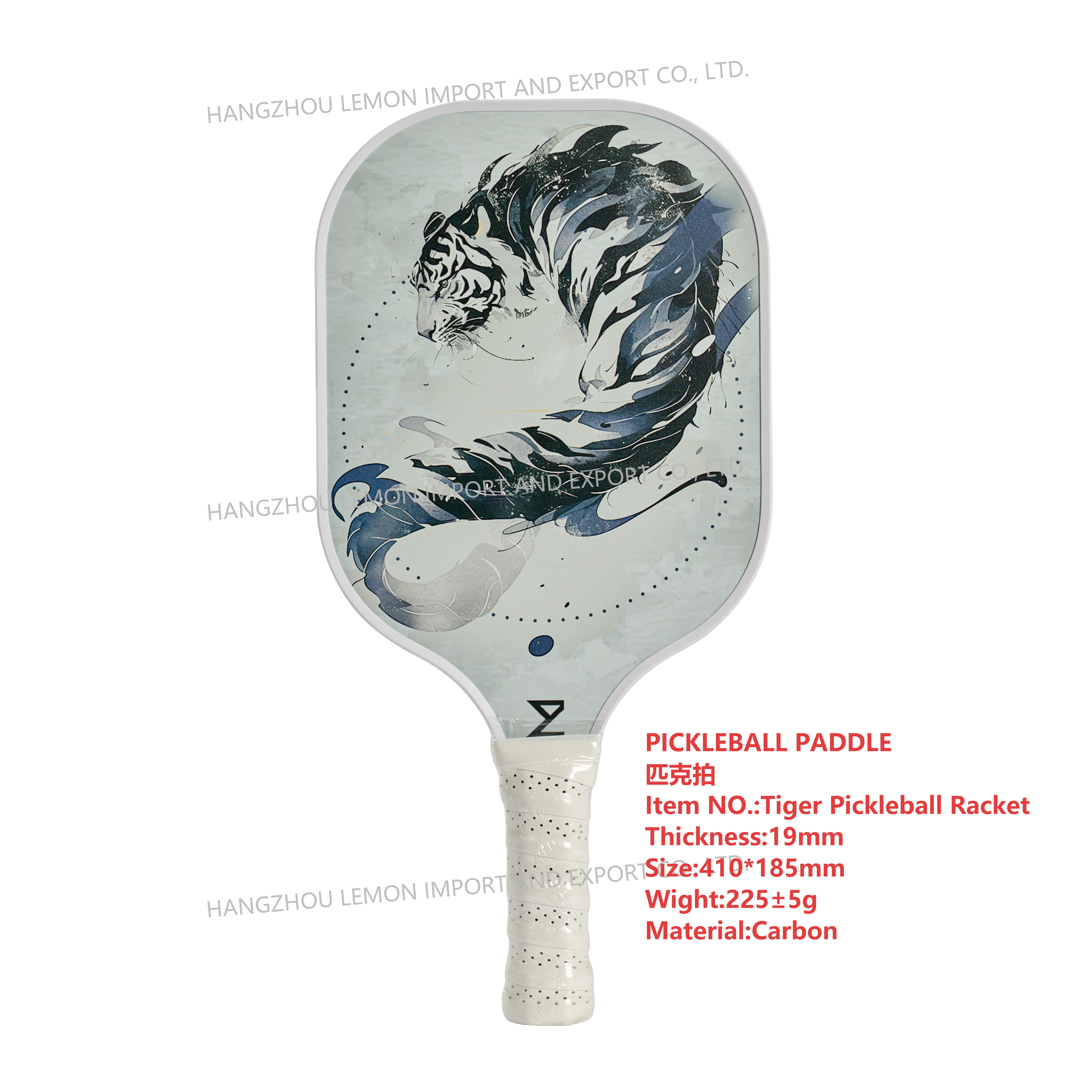 PICKLEBALL PADDLE -Tiger 19mm