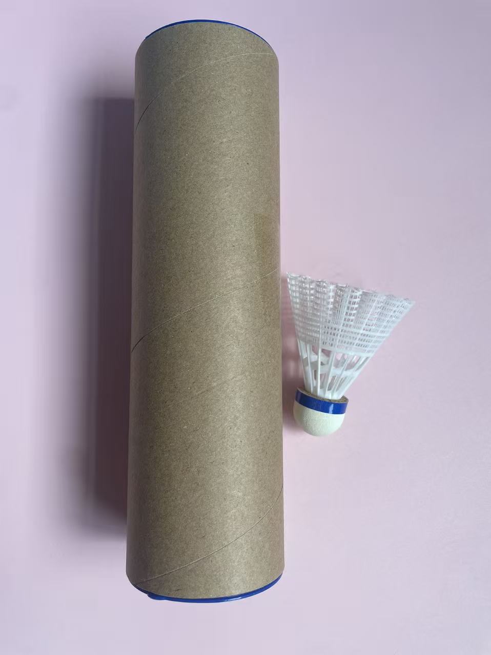 nylon shuttlecock with natural cork head LM-35A(MEDIUM SPEED)
