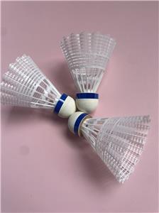 nylon shuttlecock with natural cork head LM-35A(MEDIUM SPEED)