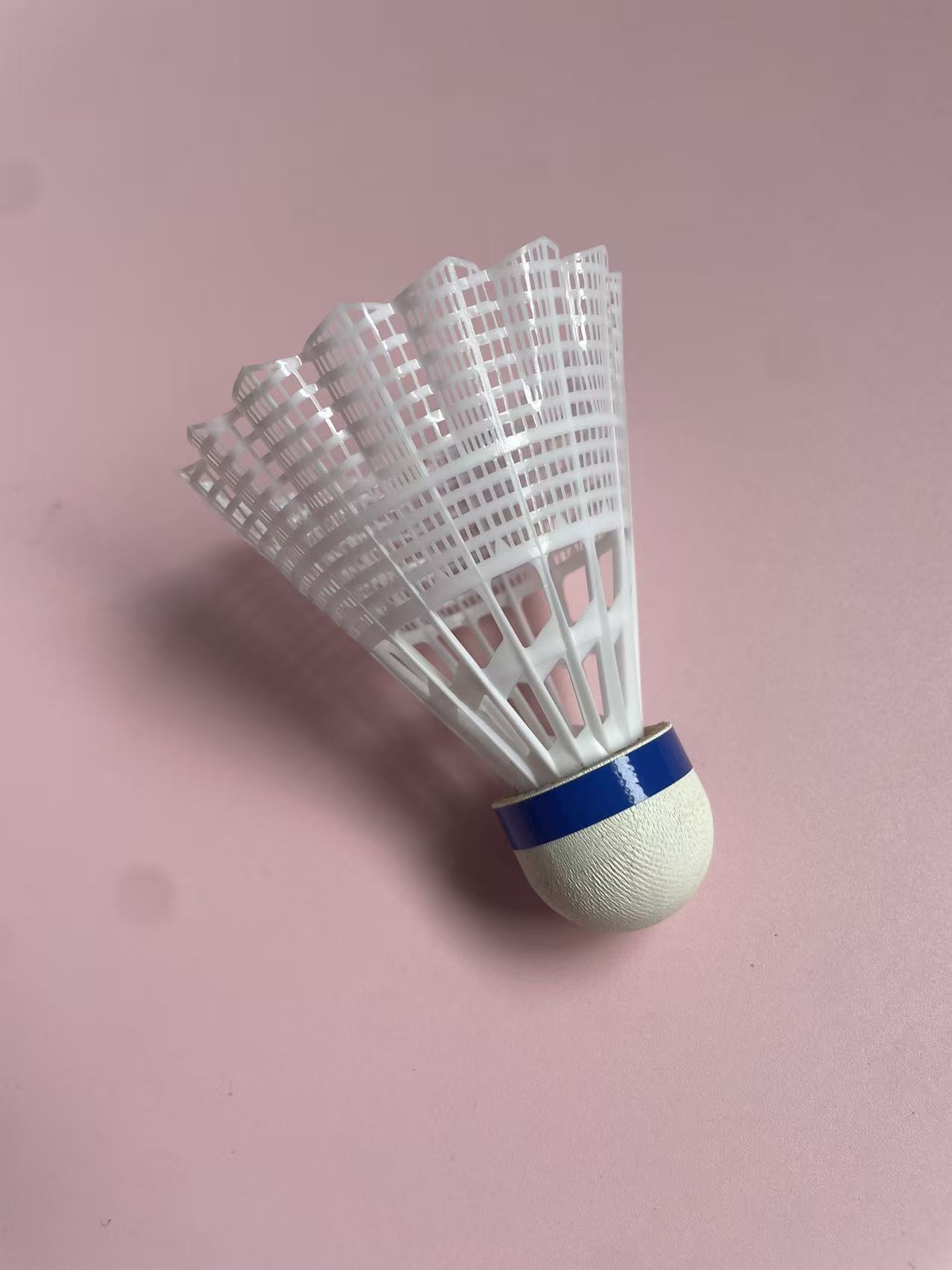nylon shuttlecock with natural cork head LM-35A(MEDIUM SPEED)