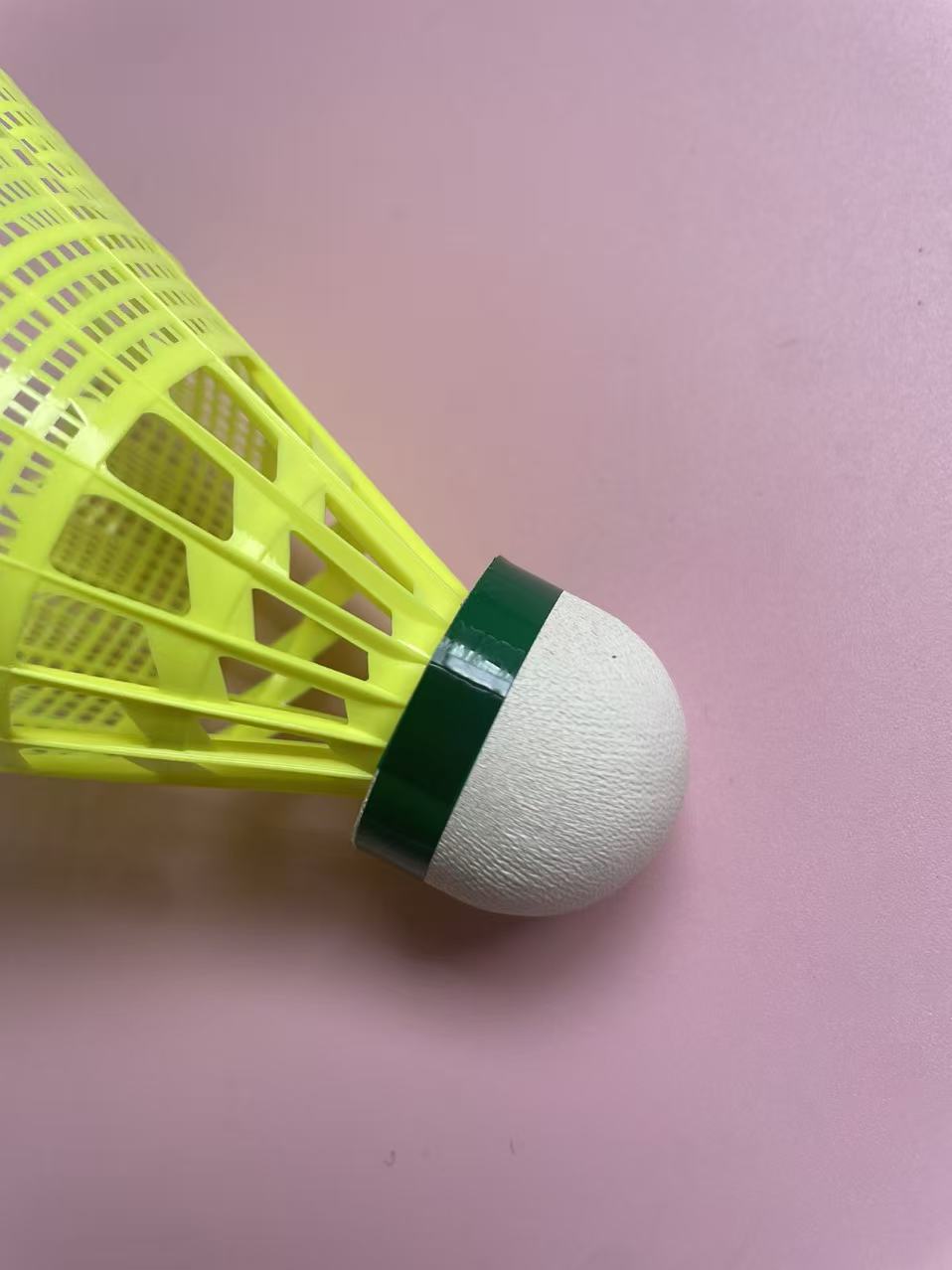 nylon shuttlecock with natural cork head LM-35A(LOW SPEED)
