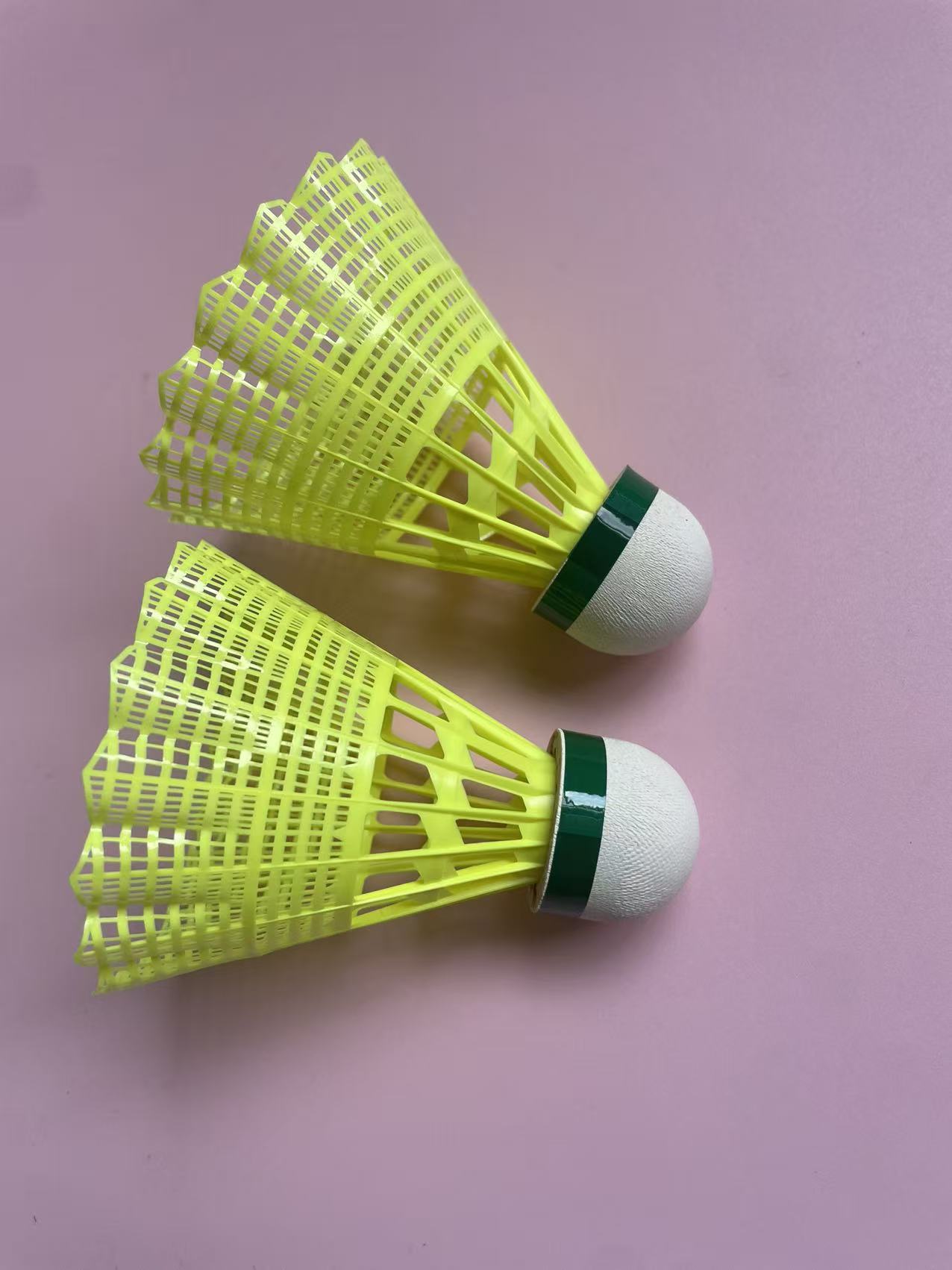 nylon shuttlecock with natural cork head LM-35A(LOW SPEED)