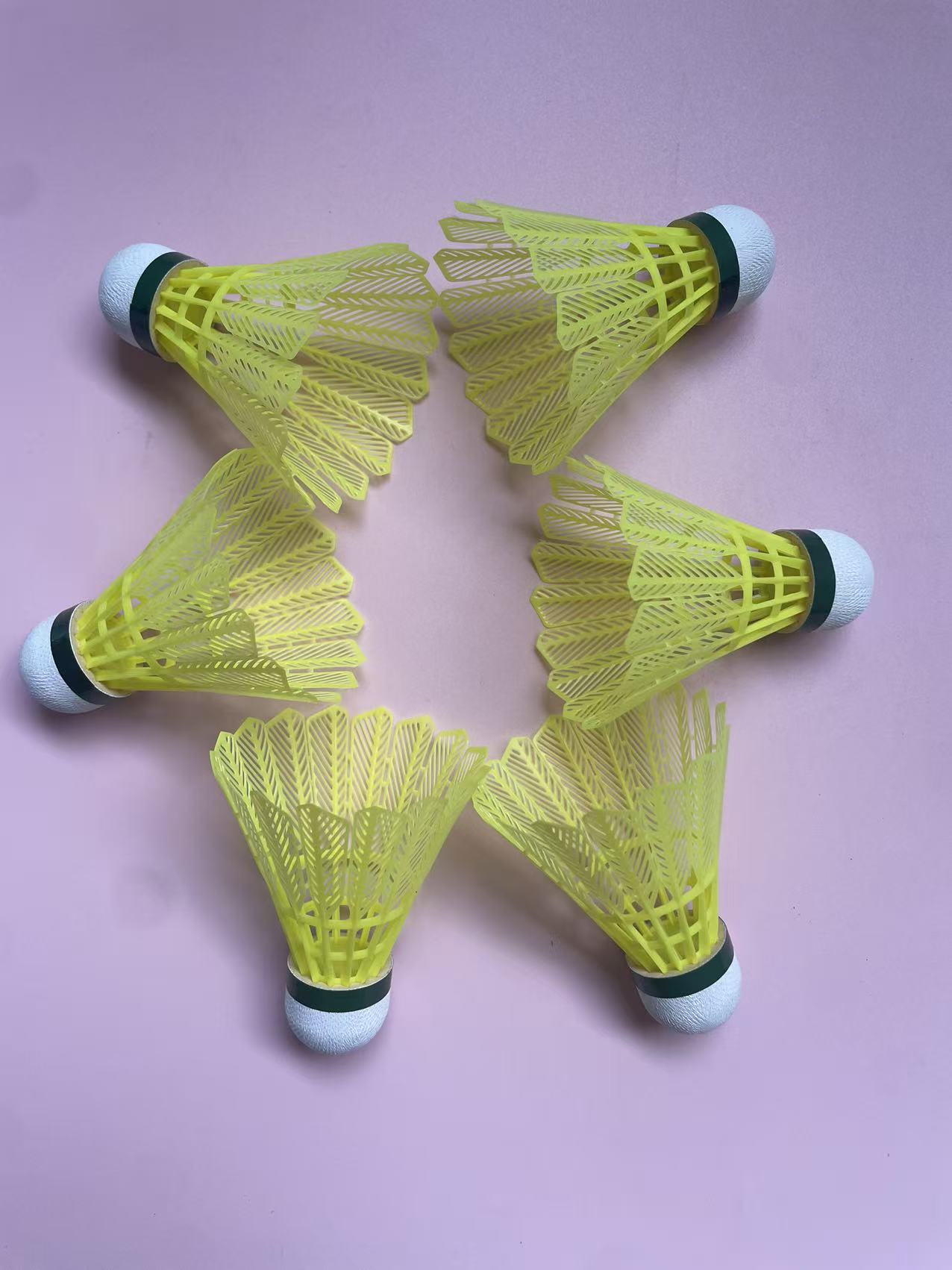 nylon shuttlecock with fiber cork head LM-220