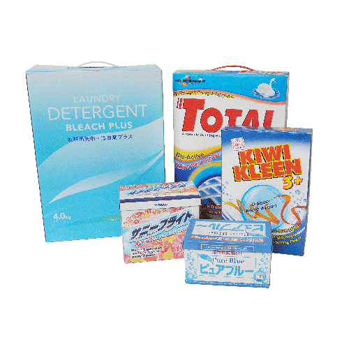 Japan brand paper box washing powder