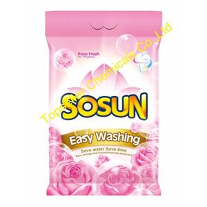 110g sachet high foam and strong perfume detergent powder