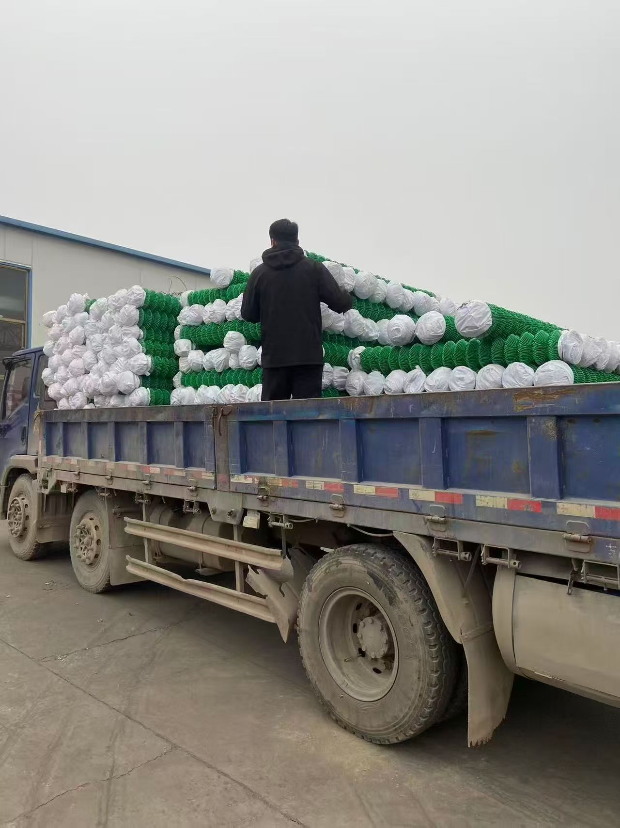 Galv Square welded wire mesh fence Galv Square welded wire mesh fence