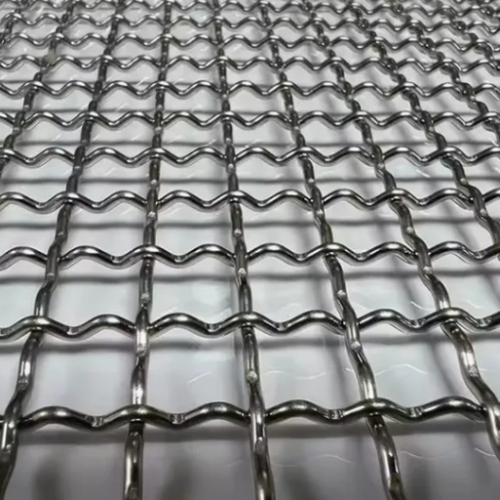 Crimped wire mesh