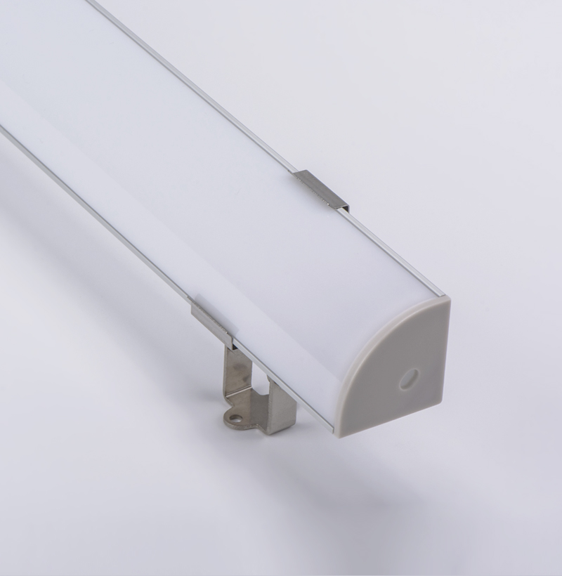 Bigger 45˚ half round Corner Aluminium LED Profile for LED Strip