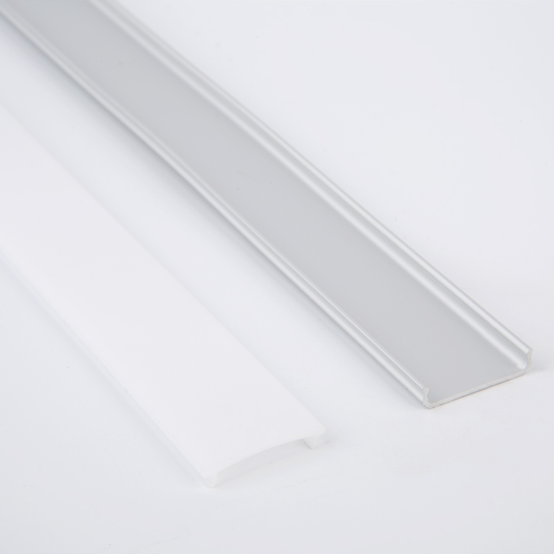 Slim surface mounted flexible led profile