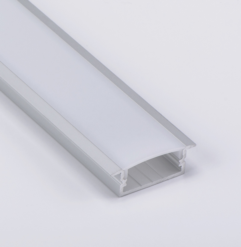 Rebate aluminium profile and diffuser with 