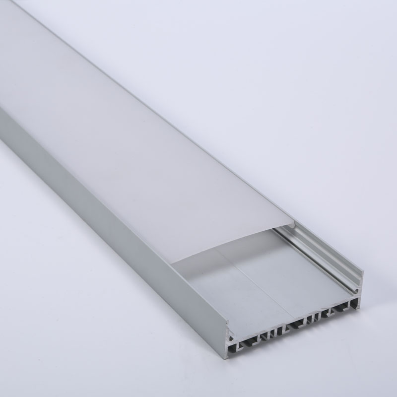 Slim but wide surface led profile extrusion