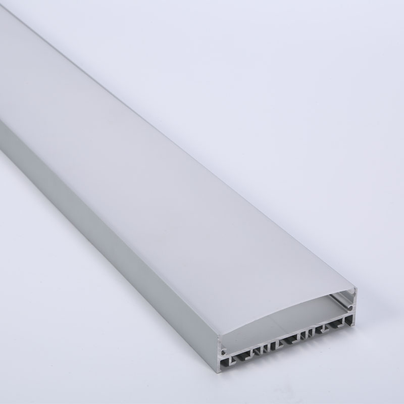 Slim but wide surface led profile extrusion