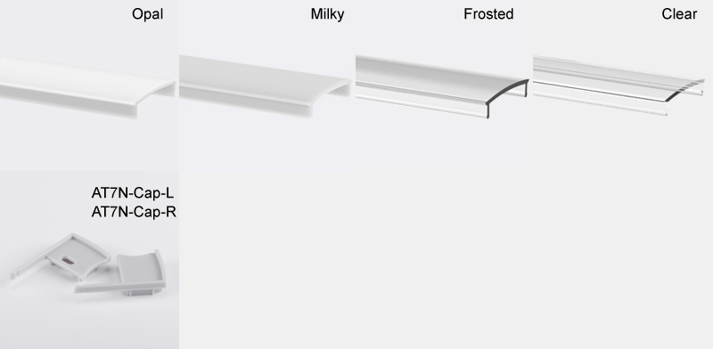 Recessed Edge LED Profile for LED Strip