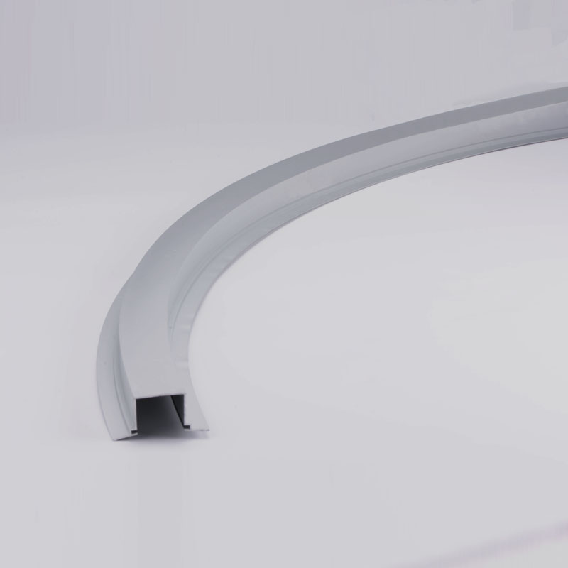 Recessed curved led profile