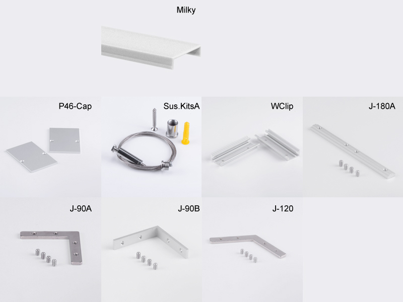 Surface and suspended led profile