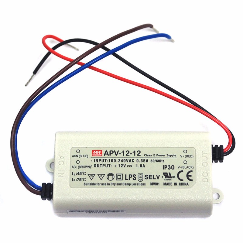 Mean Well APV Series 8 ~ 35W CV LED voeding