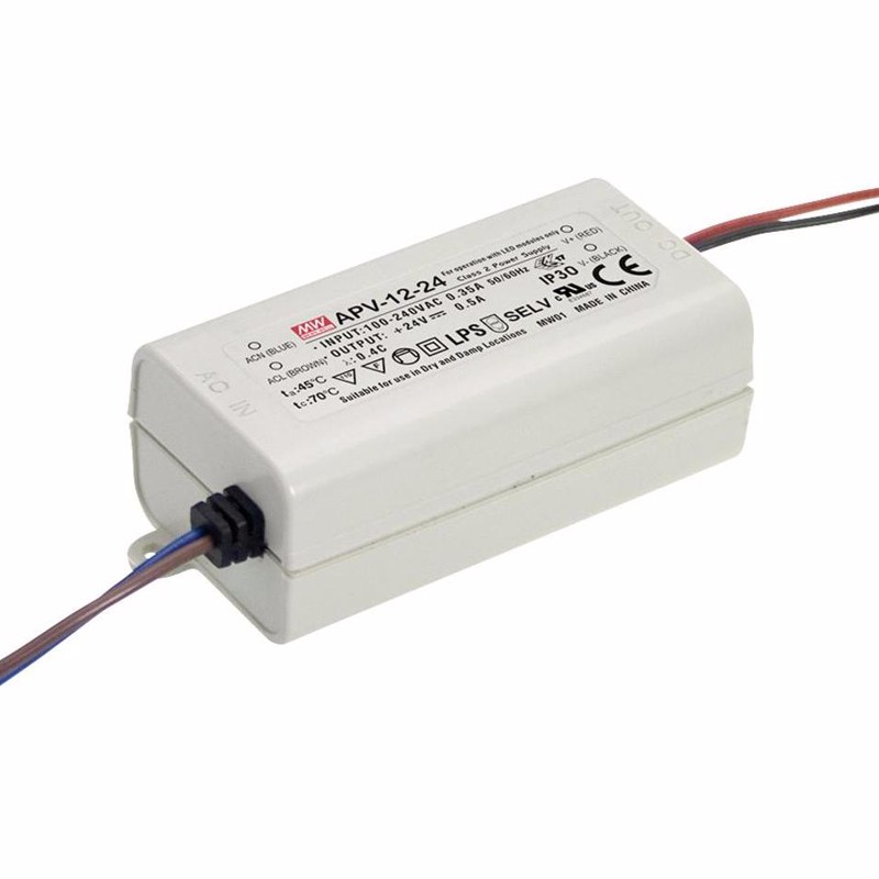 يعني حسنا APV سلسلة 8 ~ 35W CV LED التيار الكهربائي
