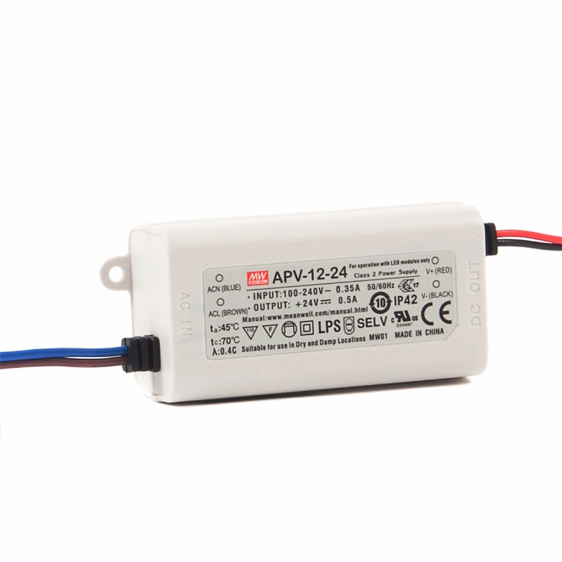 يعني حسنا APV سلسلة 8 ~ 35W CV LED التيار الكهربائي