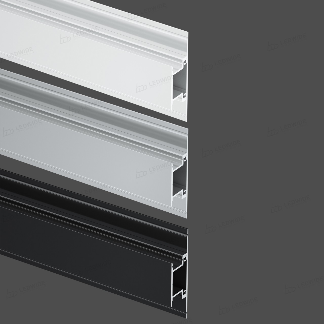 Supply AW4-1 Simple wall mounted up & down led profile 23.6x83mm ...