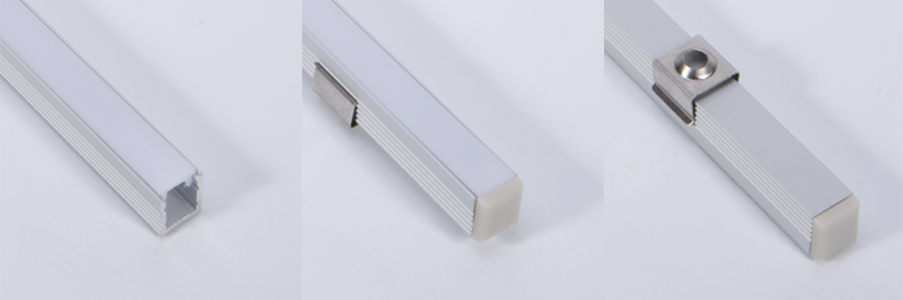 Extra slim surface install led profile light