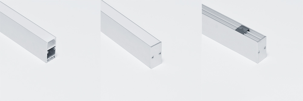 Shape surface mount led aluminium profile