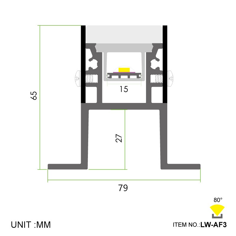 AF3 Drive over 79x65mm