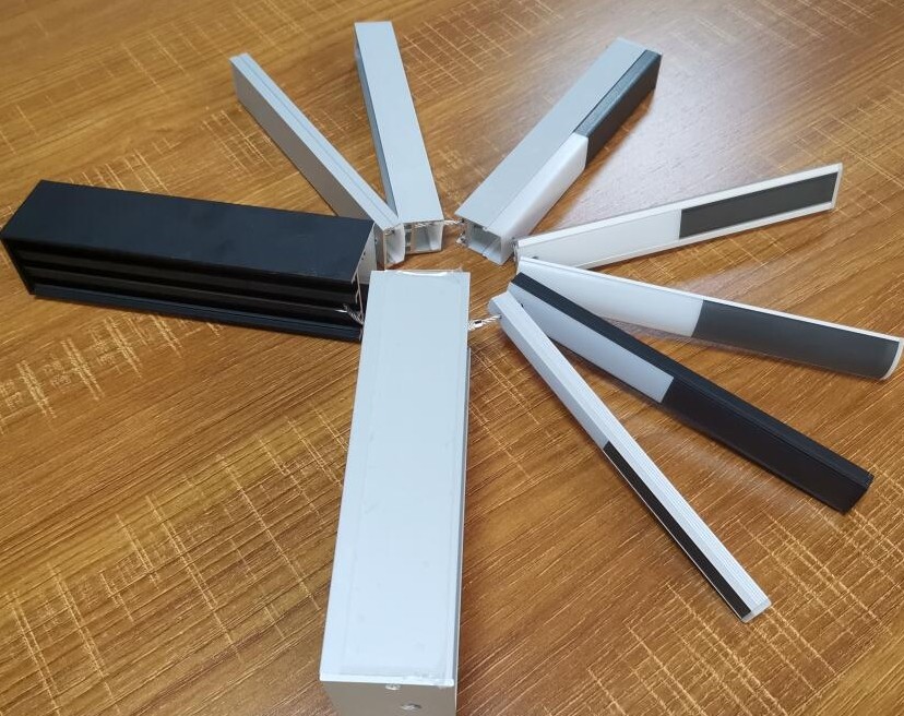 Ledwide zwart-wit diffuser