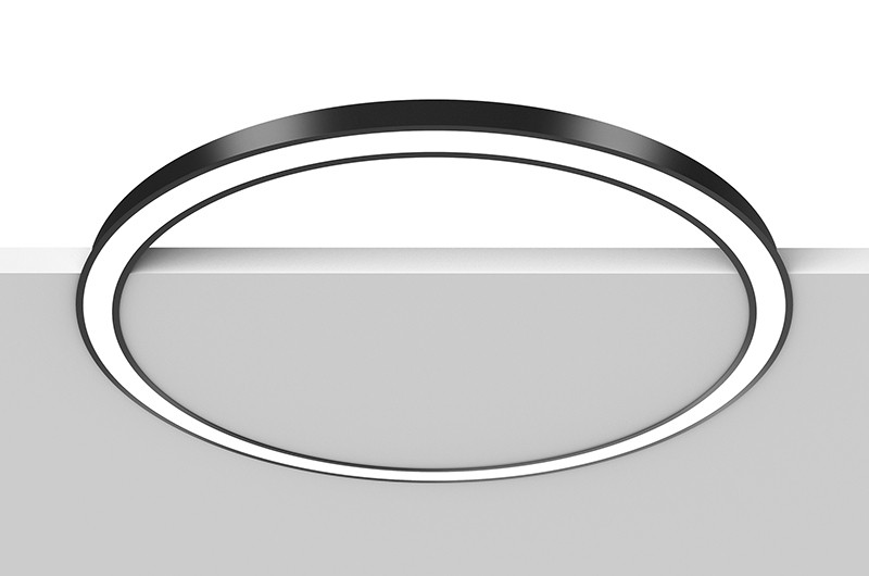 CR35 35 mm verzonken gebogen LED-fitting