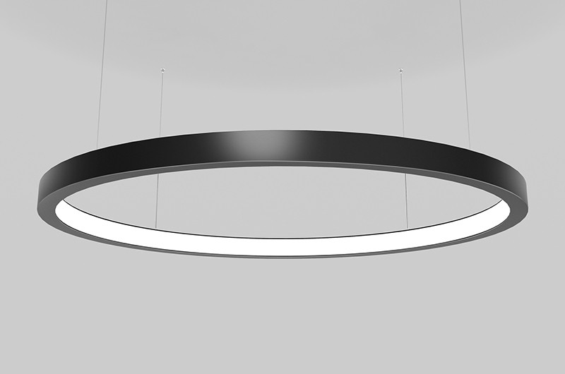 CS35 LED de perfil curvo circular de 35 mm