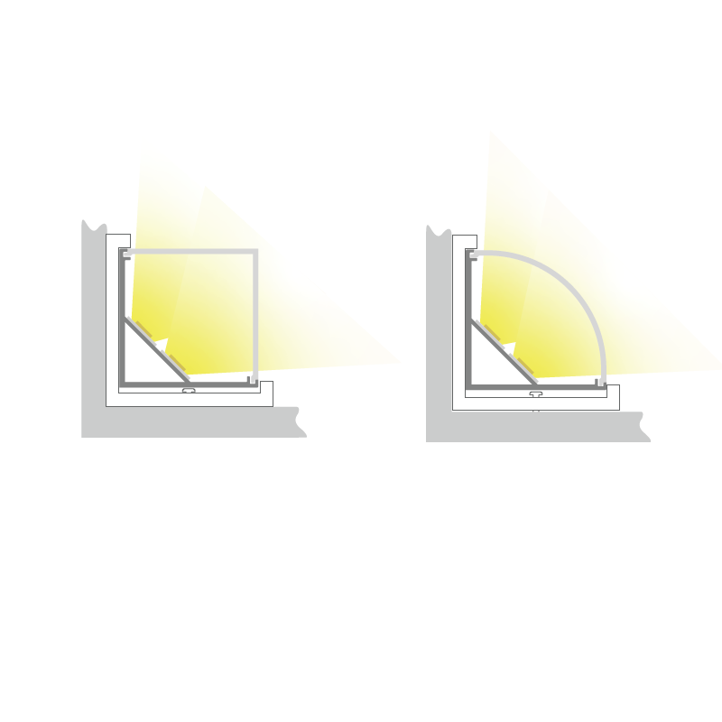 AC4 פינה גדולה יותר ב-45° 30x30 מ