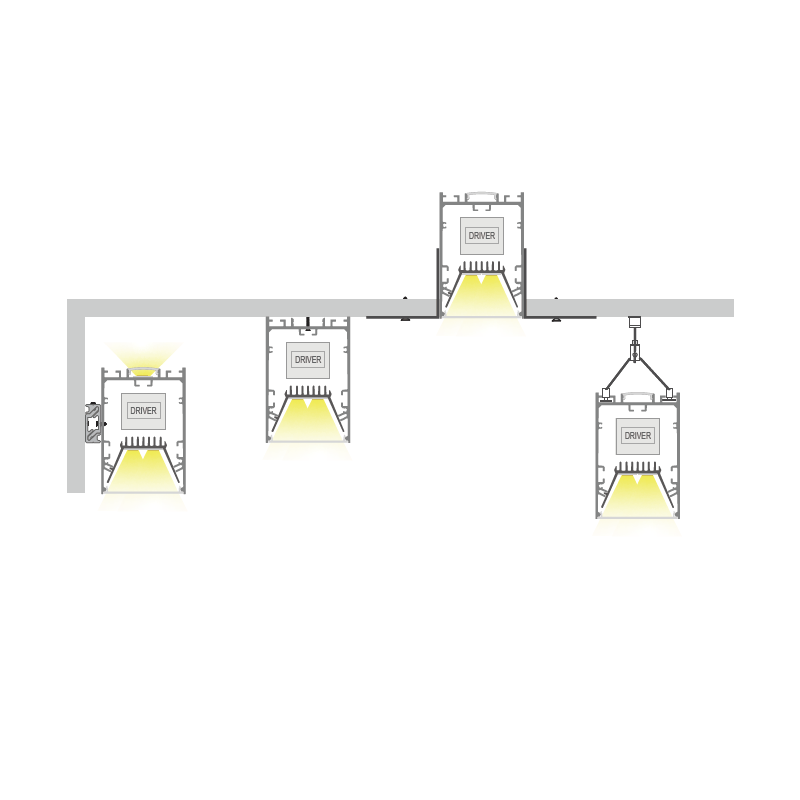 P60 Popular Up/Down Architectural 60x90mm