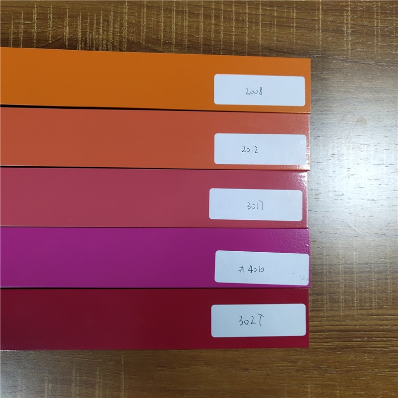Finiture personalizzabili in diversi colori