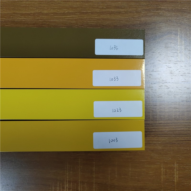Finiture personalizzabili in diversi colori