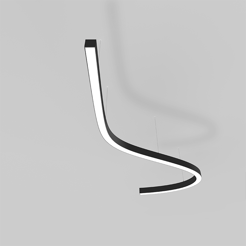 Perfil curvo LED personalizado C35N 35mm